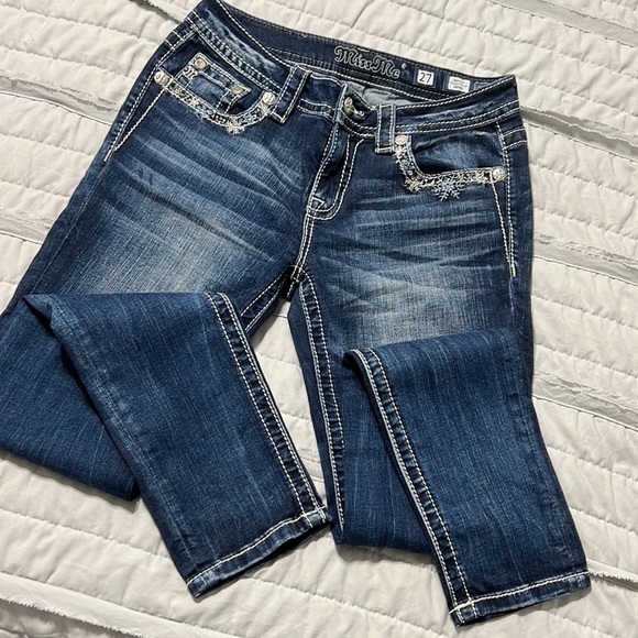 Miss Me Skinny Jeans Snowflake 